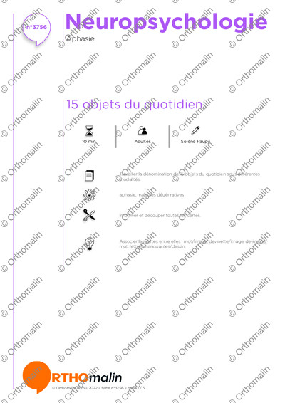 Page 1 de la fiche