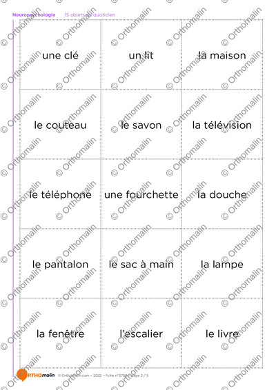 Page 2 de la fiche