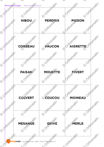 Page 3 de la fiche