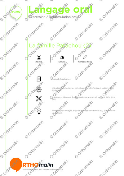 Page 1 de la fiche