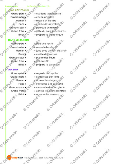 Page 11 de la fiche