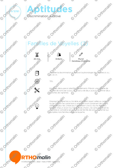Page 1 de la fiche