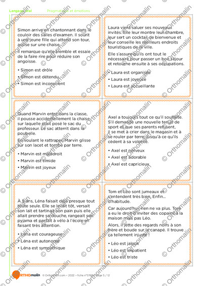 Page 5 de la fiche
