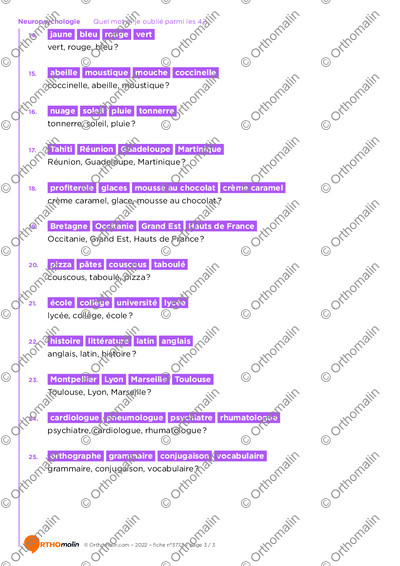 Page 3 de la fiche