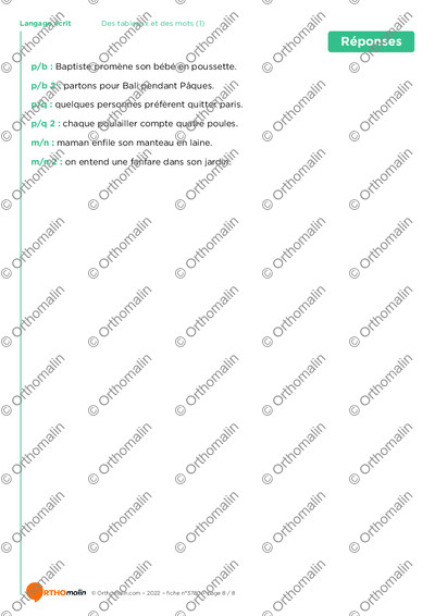 Page 8 de la fiche