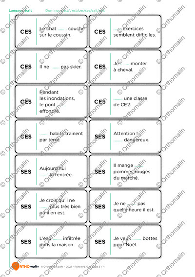 Page 3 de la fiche