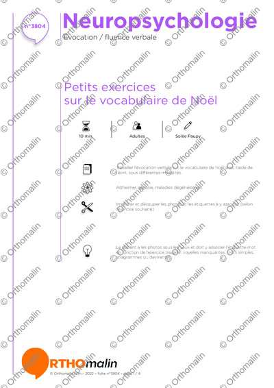 Page 1 de la fiche