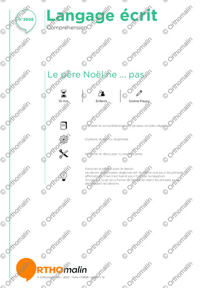 Page 1 de la fiche