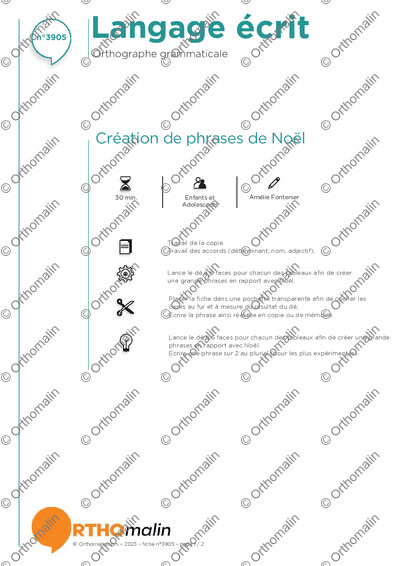 Page 1 de la fiche