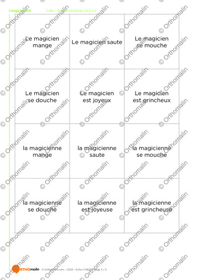 Page 3 de la fiche