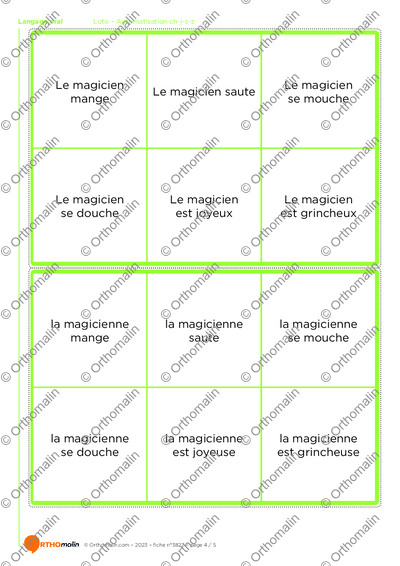 Page 4 de la fiche