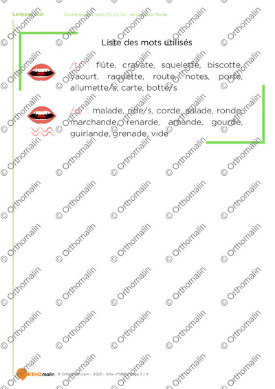 Page 4 de la fiche