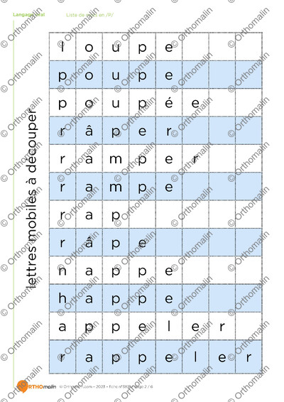 Page 2 de la fiche