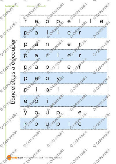 Page 5 de la fiche