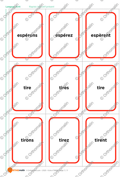 Page 7 de la fiche