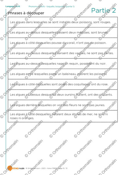 Page 13 de la fiche