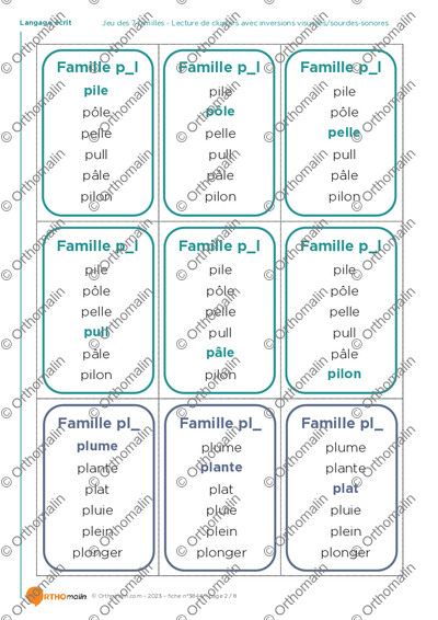 Page 2 de la fiche