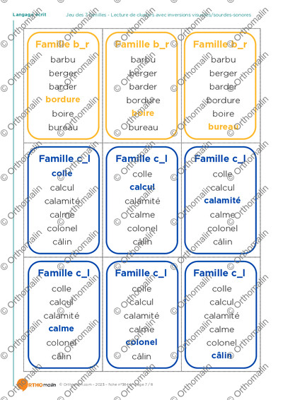 Page 7 de la fiche