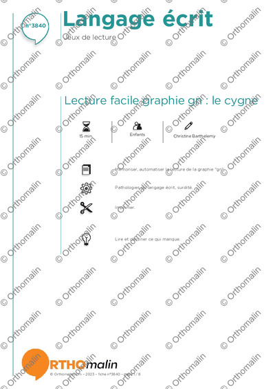 Page 1 de la fiche
