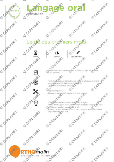 Page 1 de la fiche