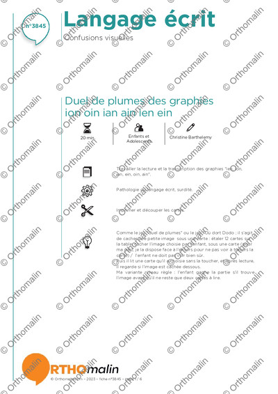 Page 1 de la fiche