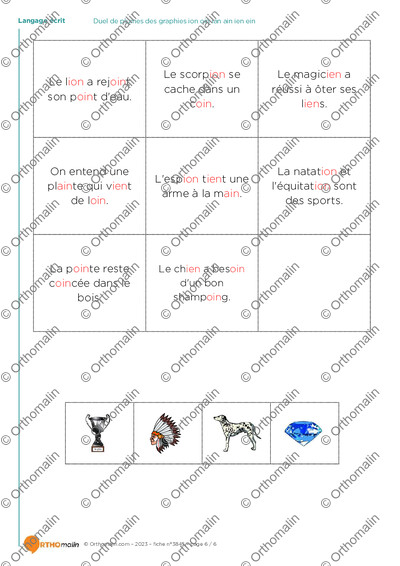 Page 6 de la fiche