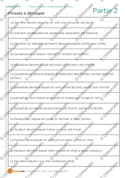Page 16 de la fiche