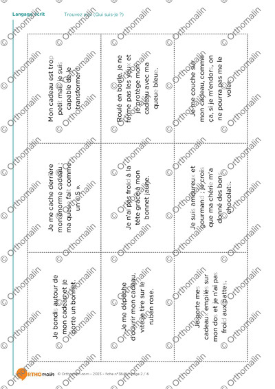 Page 2 de la fiche