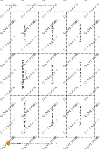Page 5 de la fiche