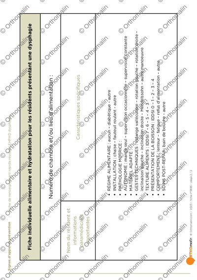 Page 2 de la fiche