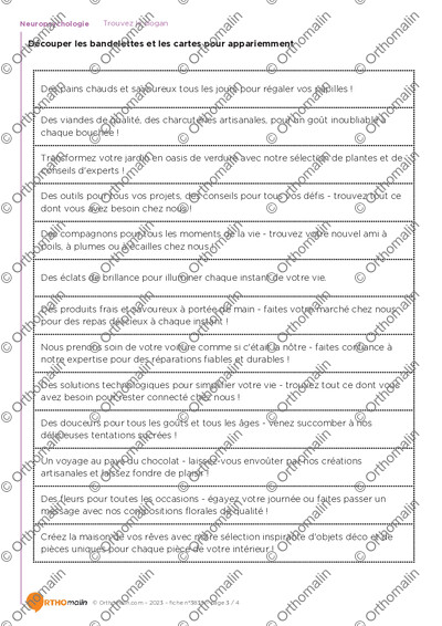 Page 3 de la fiche