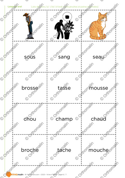 Page 6 de la fiche