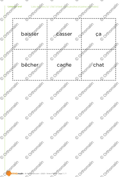 Page 7 de la fiche