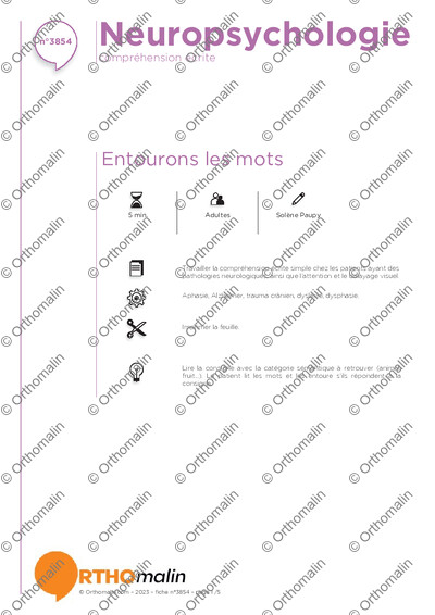 Page 1 de la fiche