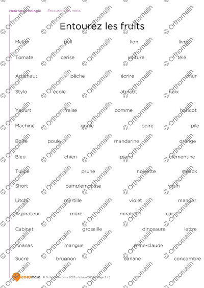 Page 3 de la fiche