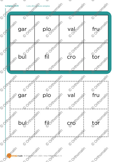 Page 3 de la fiche