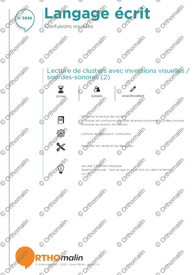 Page 1 de la fiche