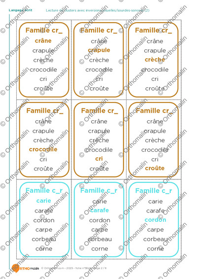 Page 2 de la fiche