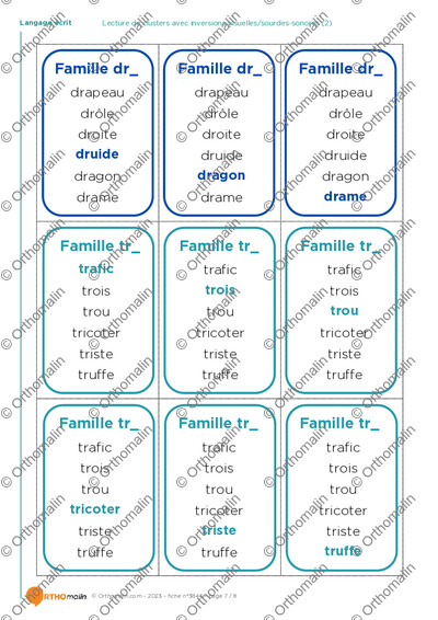 Page 7 de la fiche