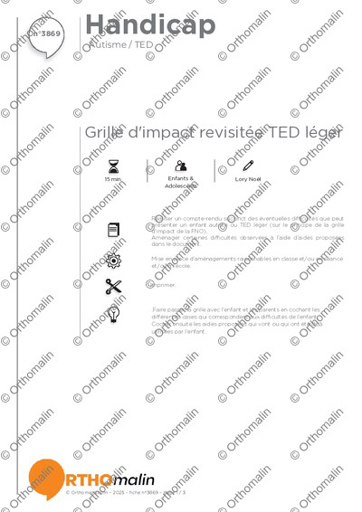Page 1 de la fiche