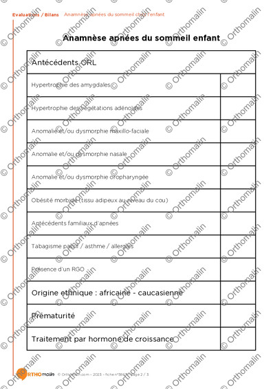 Page 2 de la fiche