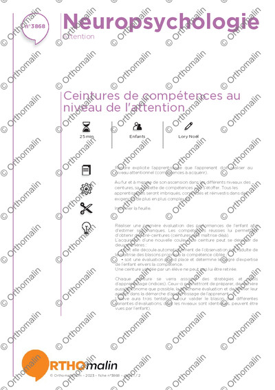 Page 1 de la fiche