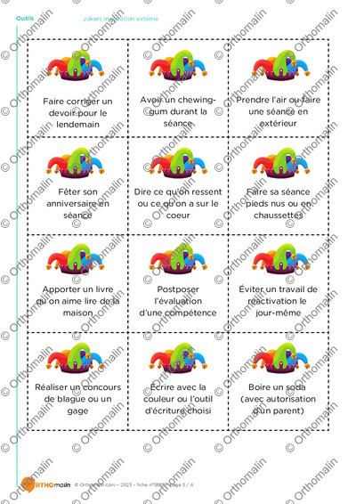 Page 3 de la fiche