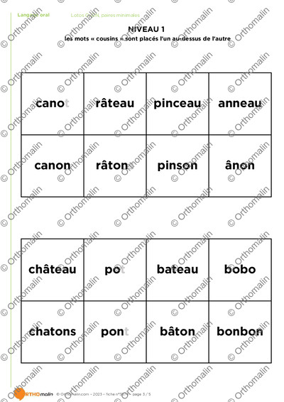 Page 3 de la fiche