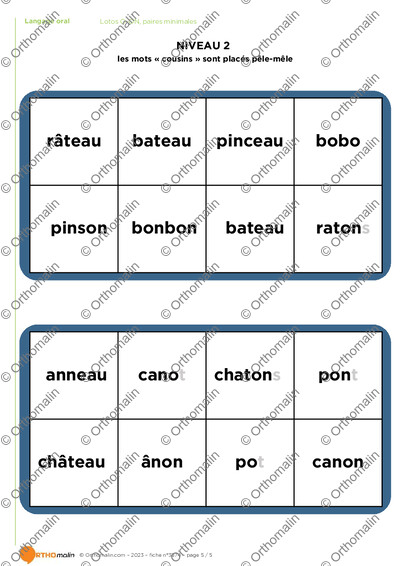 Page 5 de la fiche