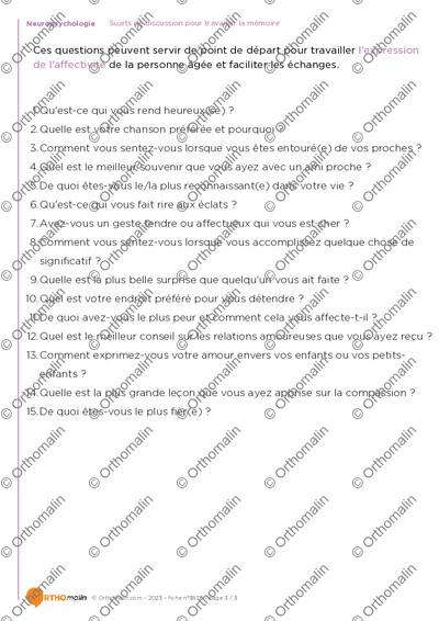 Page 3 de la fiche