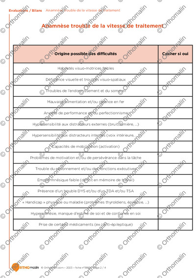 Page 2 de la fiche