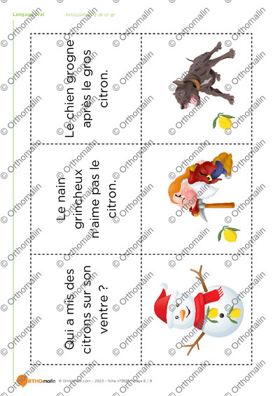 Page 6 de la fiche