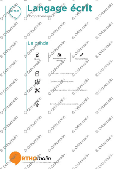 Page 1 de la fiche