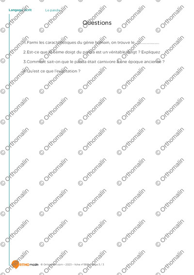 Page 3 de la fiche